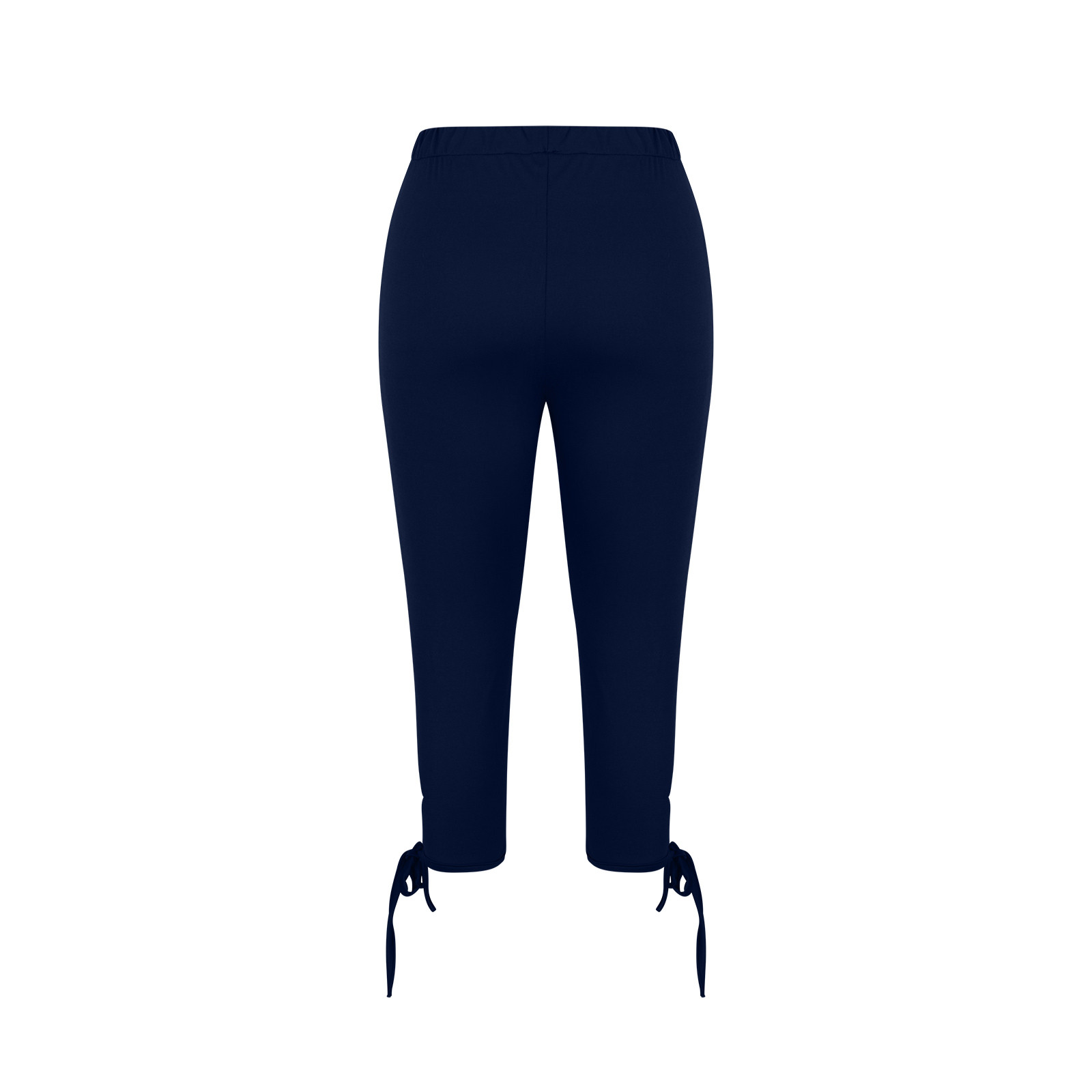 thumbnail image 5 of Leggings cortos de cintura alta con aberturas para mujer - Tejido elástico, pantalones informales para hacer ejercicio y para la playa, 5 of 6